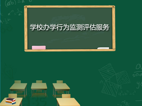 学校办学行为监测评估服务