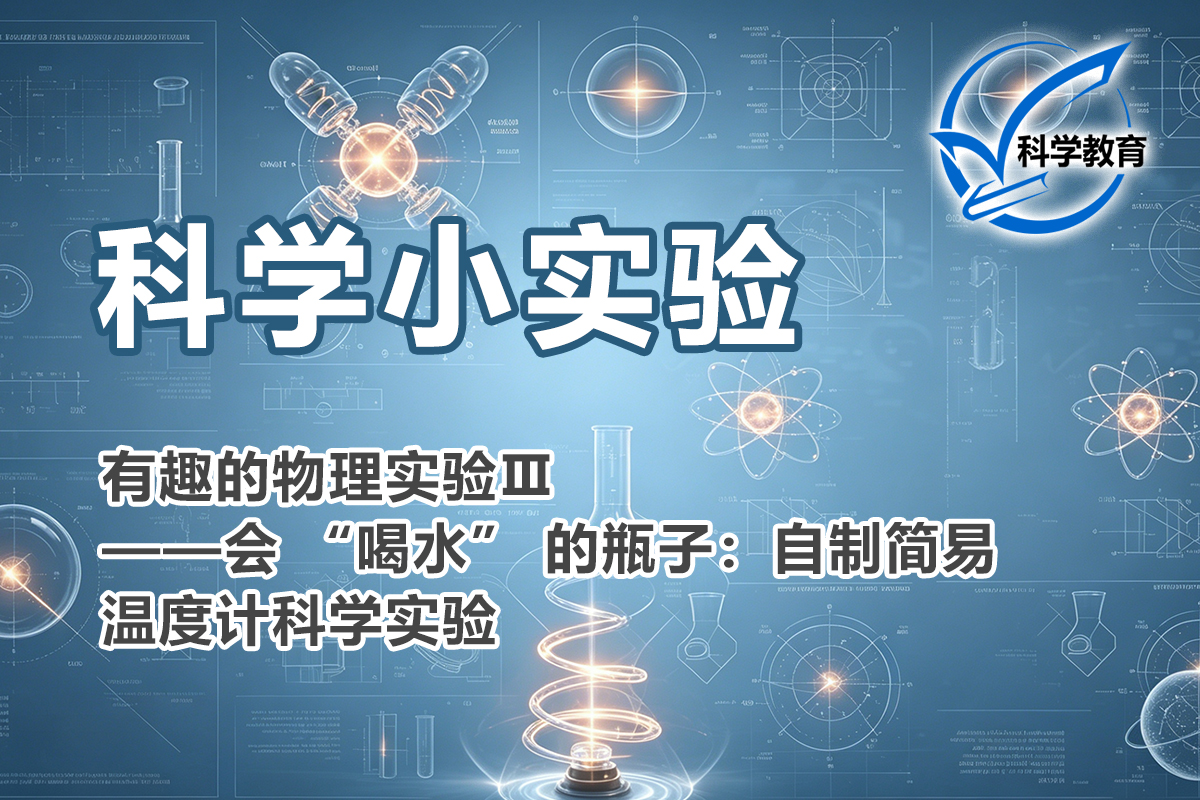 有趣的物理实验Ⅲ——会 “喝水” 的瓶子：自制简易温度计科学实验