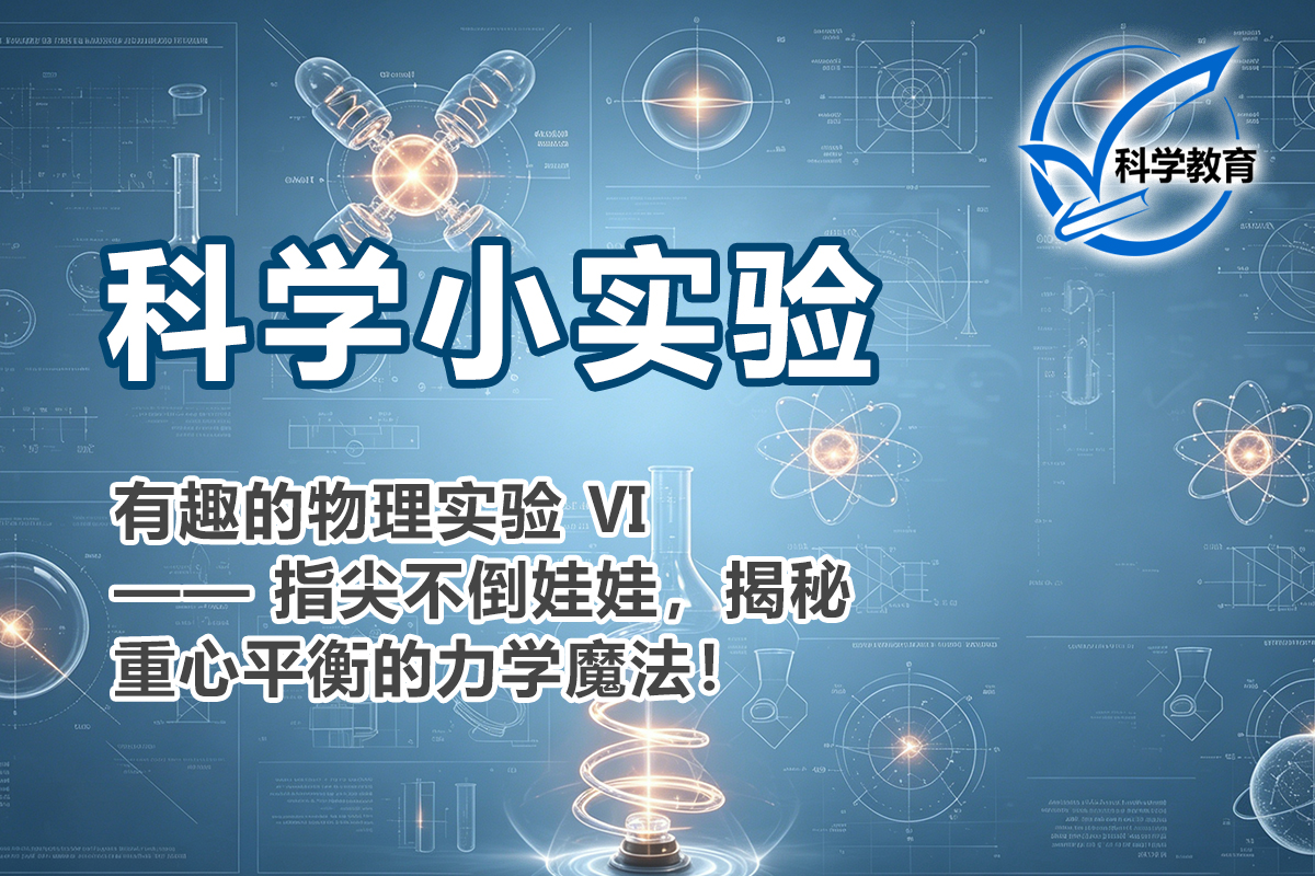 有趣的物理实验 Ⅵ—— 指尖不倒娃娃，揭秘重心平衡的力学魔法！
